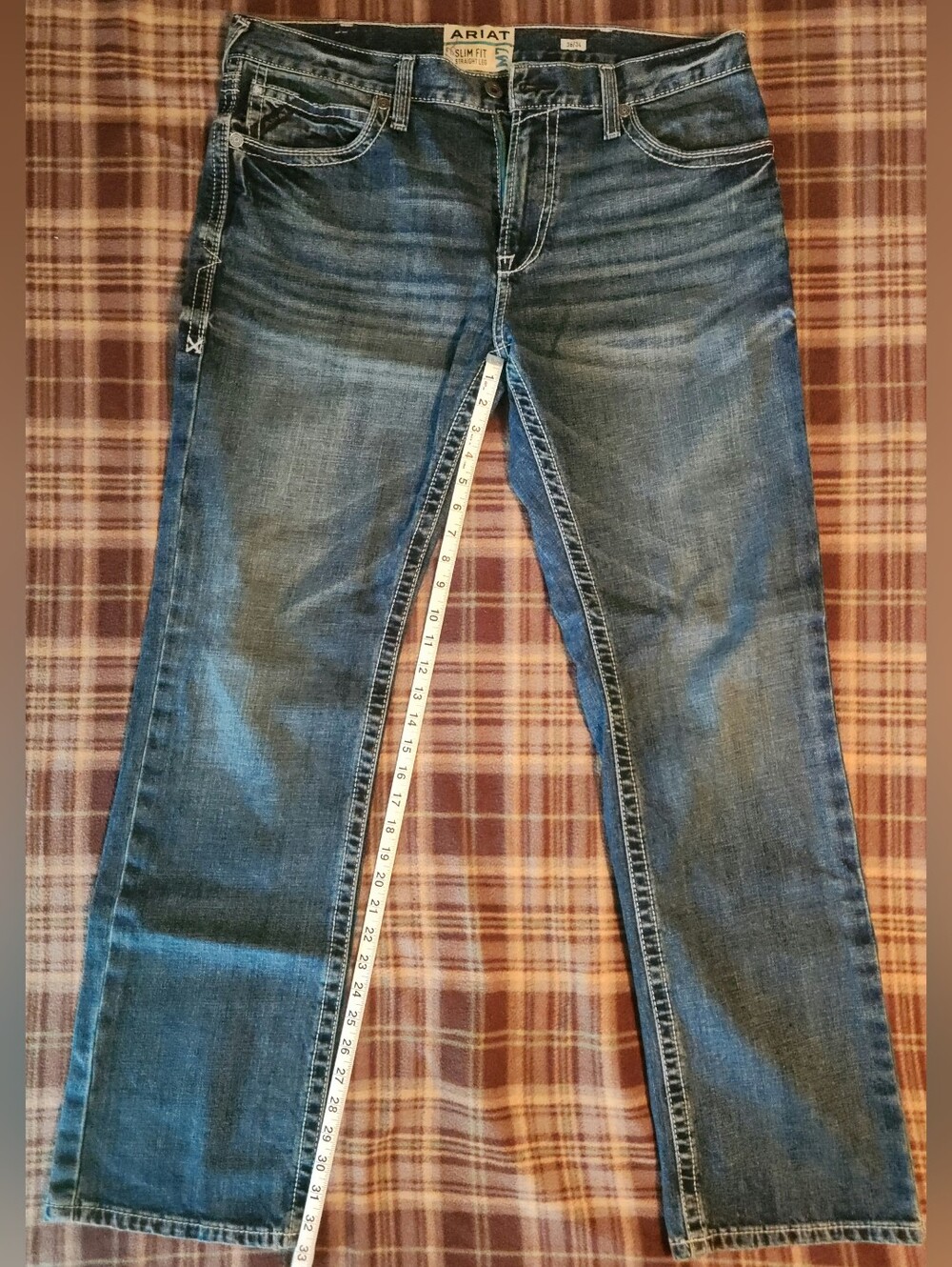 Ariat M7 Slim Fit Straight Leg, Size 36x34